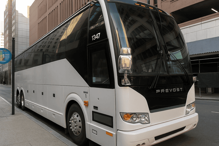 a Albany Minibus Company coach bus