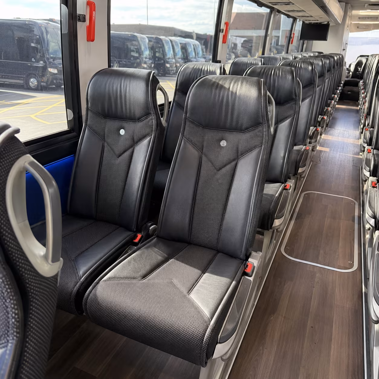 albany 40 passenger charter bus interior
