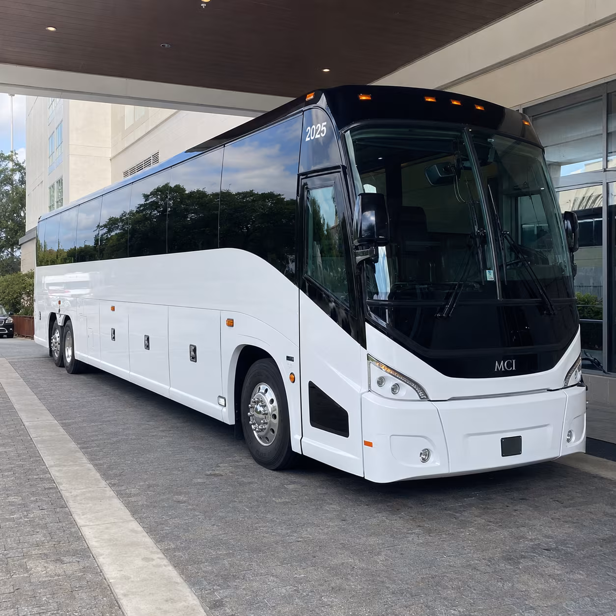 albany 54 passenger charter bus