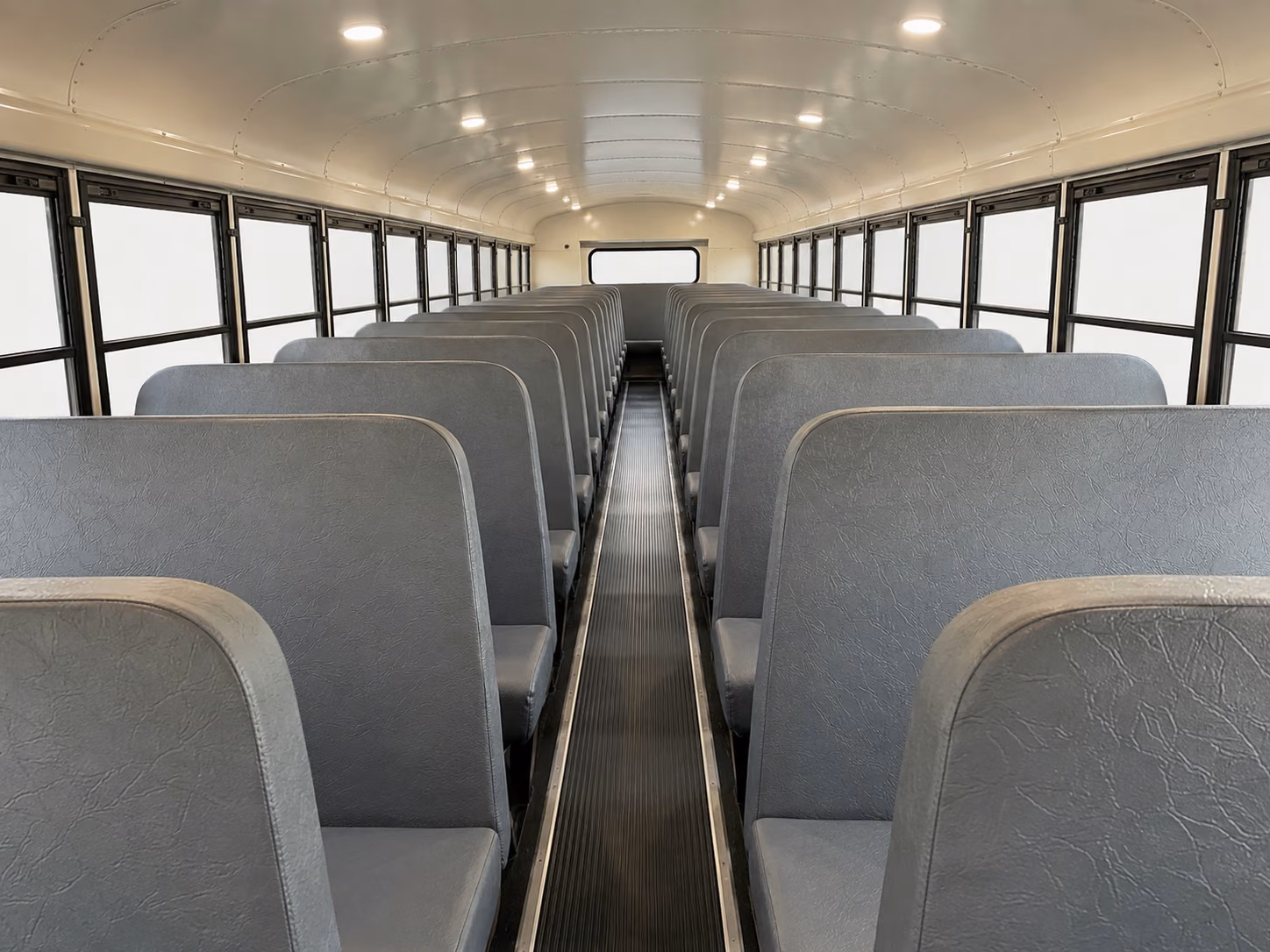 albany school bus interior