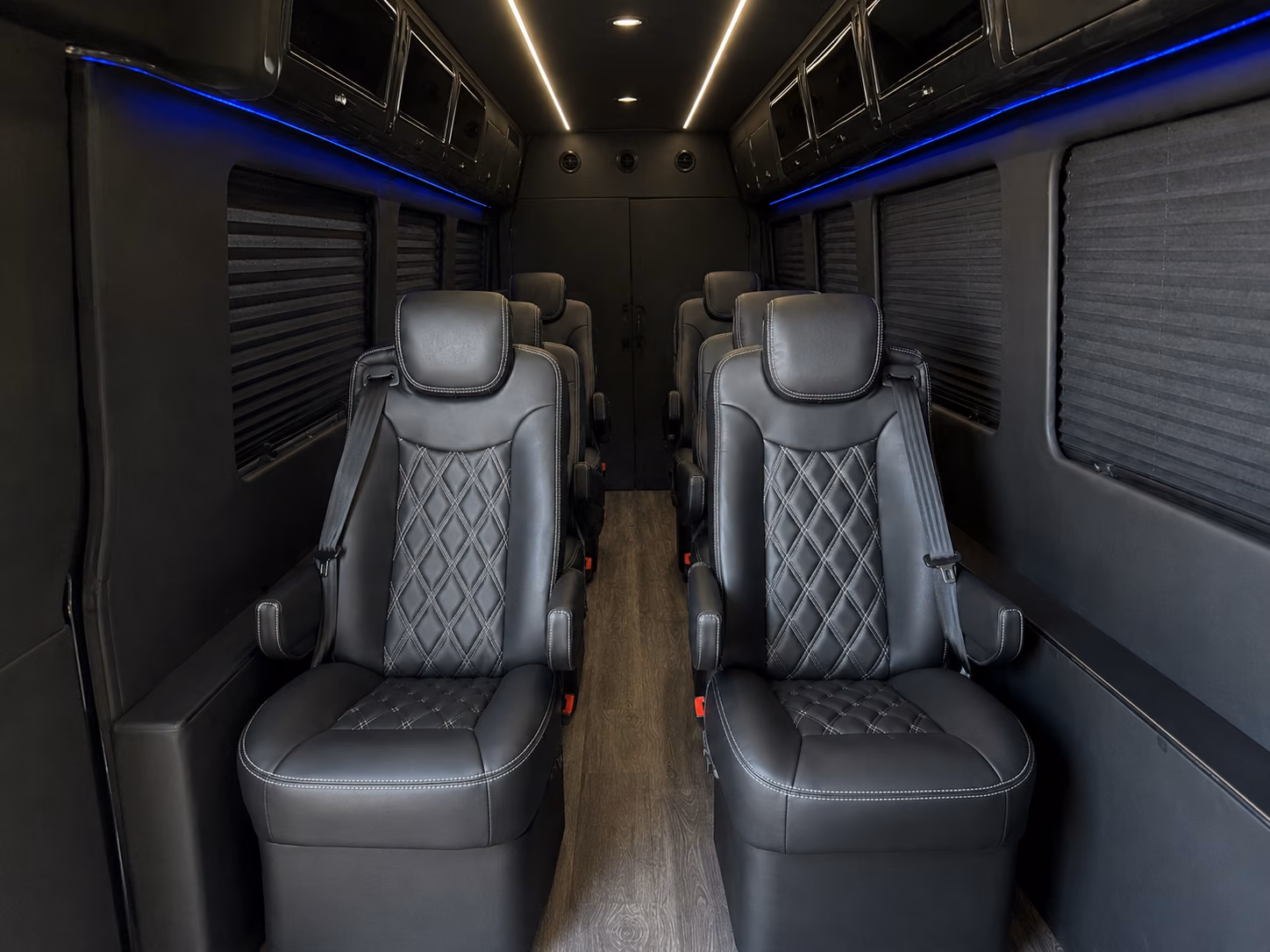 albany sprinter van with driver inside