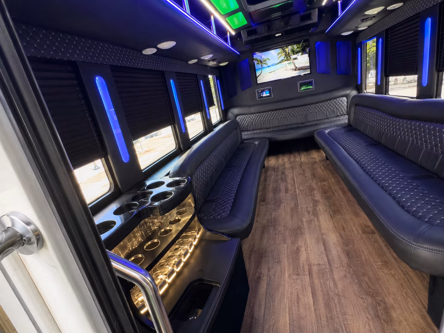 milestone birthday party buses to saratoga springs restaurants and venues
